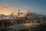 Von Canvas Paintings - Acropolis of Athens by Leo von Klenze